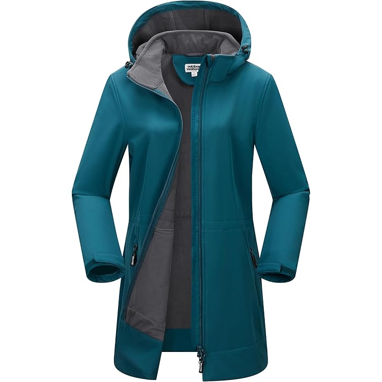 Gilet Softshell Léger Pour Femme - Parka Avec Capuche - Veste Demi