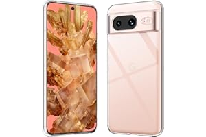 caslord Funda para Google Pixel 8 Case, [Anti-Amarillo] [Ultra Delgado] [Protección contra caídas] Flexible Suave TPU Caso Delgada Anti-Choques Cover - Clear