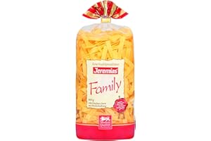 Jeremias Bandnudeln 8 mm, Family Frischei-Nudeln (1 x 500 g Beutel)