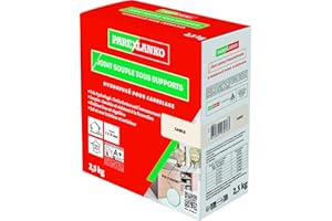 PAREXLANKO - Joint Souple tous Supports - Sable - Joints de Carrelage de 2 à 12 mm Soumis à de Fortes Sollicitations - Neuf et Rénovation - Sol et Mur - Intérieur et Extérieur - 2,5 kg