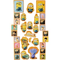 26 Stück Minions-Sticker – „Ich Einfach Unverbesserlich“, Weihnachtsmotive, Ca. 5x3,5 Cm, Selbstklebend