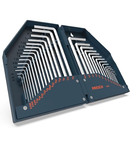 SATA Innensechskant Schlüssel Set 9-teilig – Metrisch 1.5-10mm, Mit Aufbewahrungscaddy