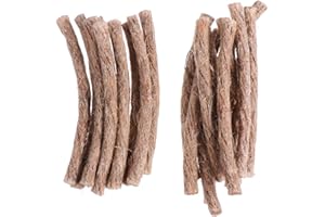 BESPORTBLE 20 Pièces Allumage Amadou Feu Starter Kit Camping Amadou Survie De L'amadou De Feu De Démarreur De Jute De Survie Corde De Voyage Sauver des Vies Allume Corde