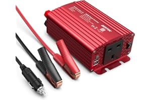 BESTEK 500W Car Vehicle Power Inverter DC 12V to AC 230V 240V Converter Car Charger Lighter Adapter with Dual USB Ports