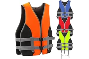 AHSBND Essential Water Safety Equipment Life Jacket For Adults And Kids - 20-120 Kg Buoyancy Vest With Survival Whistle, Perfect For Kayaking, Fishing, And Surfing Adventures