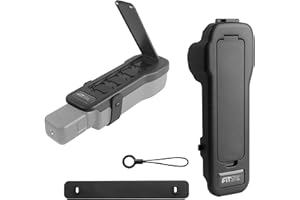 FitStill - Etui ochronne do DJI Osmo Pocket 3, pełna ochrona, pasujące oryginalne etui ochronne, może przechowywać filtr ND, dostarczane z mocnym paskiem i linką zabezpieczającą, akcesoria ochronne