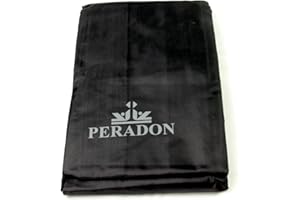 Peradon Schwarz Spannbettlaken Snooker Tischabdeckung (verschiedene Größen)