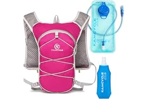 KAMCYCLE Sac d'hydratation Sac à Dos ultraléger pour la Course à Pied, Running Vest Running Femmes Hommes,s Sac à Dos Course à Pied, Marathon, vélo, Jogging, Trailrunning Sac à Dos