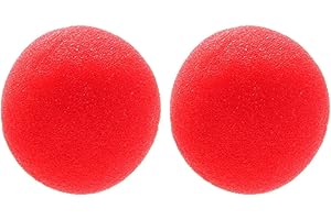 2х Red Foam Clown Nose Circus Book Day Halloween Fancy Dress Party Accessory – Bundled by GetInStyle Shop
