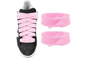 UamGlsob Cordones Planos Extra Anchos de 15mm para Adidas Campus 00s Zapatillas, Cordones Cordón Gruesos para Sneakers y Deportivas