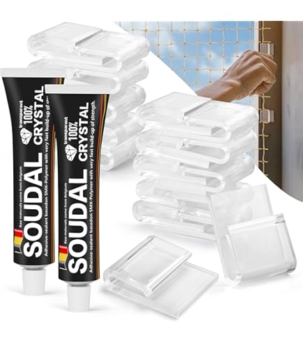 Ganci Adesivi Per Rete Gatti | Set Da 70 Pezzi Resistenti Alle Intemperie - Foto 5