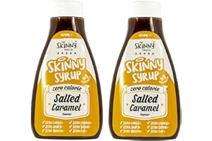 The Skinny Food Co. Zero Calorie Salted Caramel Syrup, 425 ml (2 Pack)