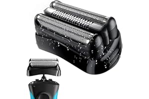 PANYI Testina Rasoio Serie 3,Lama di Rasatura Nera S3,Testina di Rasatura Elettrica,Testine Ricambio Rasoio,Adatta Per Serie 300s 301s 310s 320s 330s 340s 360s 5408 5409 ecc