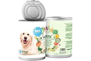 BARAKALDO VET+SHOP TIENDA VETERINARIA BVS Vet Shop | Diet Hepatic Cordero con Judías Verdes Lata para Perros | Alimento dietético para apoyar la función hepática por insuficiencia hepática crónica | 12 unid. x 400 gr