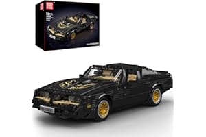 Mould King 10029 Technik Sportwagen Bausteine Spielzeug, MOC Oldtimer Auto Bausteinmodell, Kreativität Rennwagen für Kinder ab 14 Jahren/Erwachsene als Spielzeug/Geschenke/Sammlerstücke (1557 Teile)