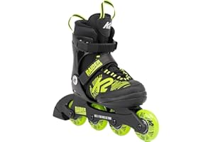 ‎K2 K2 Skates Raider - Jungen Inline Skates — Black - Lime — 30G0125