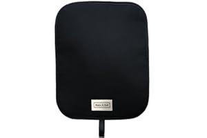 BLAKE & BULL Hob cover for use with Rayburn '400' series range cooker - 'All black' design. 100% Cotton with Steam-Block Barrier Insulation. Includes Hanging Loop. Made in the UK.