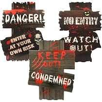 Whaline 10-teiliges Halloween-Hofschild-Set Mit 20 Pfählen – Süßigkeiten-Mais-Design, Wasserdicht, Für Garten-Deko