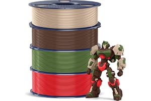 SUNLU 4KG PETG-filament 1,75 mm, 3D-skrivarfilamentpaket, förbättrad seghet och hög slagfasthet, för de flesta FDM 3D-skrivar