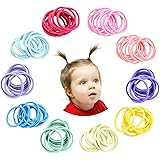 Hanyousheng 200 Pezzi Elastici Capelli Bambina, Piccoli, Multicolore per Neonata, Codini 2mm Colorato, per Ragazz,e Coda di C