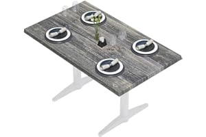 ‎GGMMÖBEL GGMMÖBEL WERZA | Werzalit Tischplatte | Rustikales Kiefer | B:T 120 x 70 cm | Topalit Tischplatte