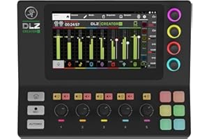 MACKIE DLZ Creator XS Mixer Digitale Adattivo e Compatto per Podcasting, Streaming e Youtube con Modalità Utente, Tecnologia Mix Agent, Automix, Preamplificatori Microfonici Onyx80