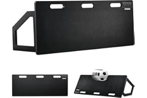 VEVOR Fußball Rebound Board, Tragbares Prellwand Brett 1150 x 450 mm, HDPE Rebounder Wand-Rebound-Ausrüstung, Kinder & Jugendliche, Trainingsbrett Rebounder Kicker für Fußballtraining Schwarz