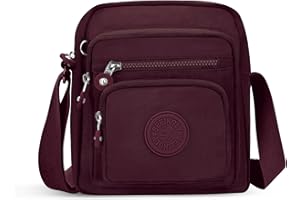 ‎NEWIROVE NEWIROVE Crossbody Bag Damen Umhängetasche Damen Sportlich Umhängetasche Damen Mittelgroß Nylon Umhängetasche Damen Crossbag Damen Breiter Gurt Geschenk für Damen Einkaufen, Reisen, Schule