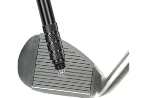 K&V GOLF K & V Golf Golf Club Groove Cleaner & Sharpener Tool- Re-Grooving Cleaning Tool for All Irons & Wedges - Golf Club Cleaner for U & V-Grooves - Generate Optimal Backspin & Improve Ball Control