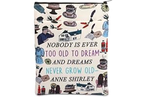 BAUNA Anne Green - Custodia per libri ispirata a Anne Green, idea regalo per amanti dei libri di Anne Green, idea regalo per amanti del libro (Old Dream BM)