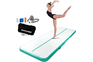 ‎AIRTRACK NORDIC AirTrack Nordic Standard Air Track Matte 3m/4m/5m/6m/7m/8m mit Luftpumpe, Turnmatte Aufblasbar für Gymnastik, Yoga - Langlebig & Einfach zu Transportieren, Air Tracking Gymnastikmatte fur Zuhause