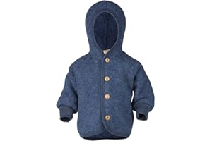 Engel Kurtka dziecięca z kapturem, wełniany polar