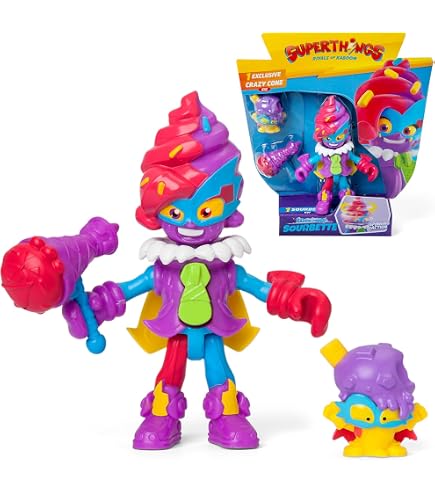 SUPERTHINGS–Ultra Striker Professor K From the Superthings: The Super Heroes of Kaboom City Animated Series Contains Figure, 3 Projectiles and