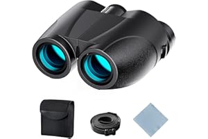 DIGITGARDEN Binocolo compatto 20 x 25 per adulti e bambini, ad alta potenza, per adulti, con visione bassa della luce, per bird watching, caccia, viaggi, concerti
