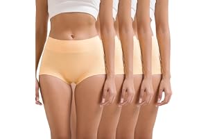 INNERSY boxershorts för kvinnor bomull pojkshorts underkläder 4-pack