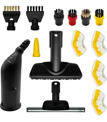 Lot De 6 Brosses Rondes Pour Nettoyeur Vapeur Kärcher SC1 SC2 SC3 SC4 Sc5 Sc7 Ctk10 Brosse De Nettoyage Vapeur 2 Grandes Buses Brosses Rondes 4 Petites Buses Brosses Rondes 76028271