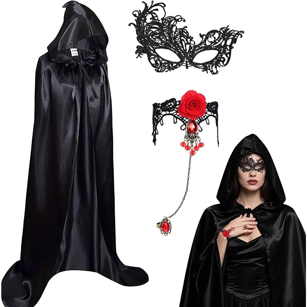 Set De 4 Accesorios Para Disfraz De Diablo – Diadema Con Cuernos, Máscara De Demonio, Collar Gótico Y Varita Mágica Verde De 108 Cm, Para Halloween Y Cosplay