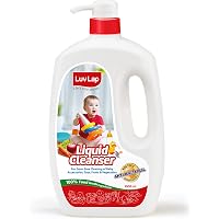 LuvLap Liquid Cleanser, Anti-Bacterial, Food Grade, For Baby Bottles, Accessories and Vegetables, 1000ml