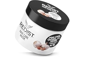 ‎REDIST Redist Garlic Hair Care Mask 500ml | Haarmaske mit Knoblauch | Intensiv reparierende Haarkur | Kur spendet Feuchtigkeit ohne zu beschweren | sprödes-trockenes-strapaziertes-Haar | Knoblauch Haar Kur