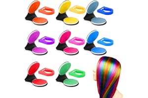 TNSLAND 8 Couleurs pour Cheveux, Coloration Temporaire Cheveux, Ccraie pour Cheveux pour Hommes et Femmes, Couleur pour Cheveux Lavable pour le Bricolage fête Anniversaire Halloween Maquillage