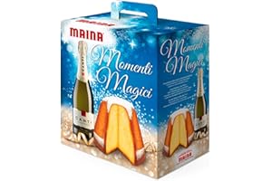 LE STRENNE MAINA MOMENTI MAGICI GRAN PANDORO 750 GR + CUVEE 75 CL PANETTONE
