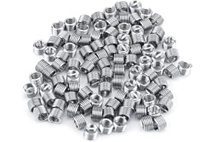WALFRONT 100Pcs Wire Insert Thread Repair Stainless Steel SS304 M4 Thread Coiled Wire Helical Insert Assortment (M4*0.7 * 1.5D)