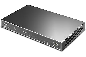 TP-Link Omada TL-SG2008P Switch PoE 8 Ports Gigabit avec 4 Ports PoE+, Alimentation Totale de 62W