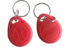 YARONGTECH-RFID 125KHz Writable Rewrite EM4305 Proximity Access Control ID Keyfob tag (Pack of 10)
