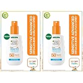 Garnier Ambre Solaire Sensitive Advanced G&uuml;neş Koruyucu &Ccedil;ocuk Sprey GKF50+ 200ML (2 paketi)