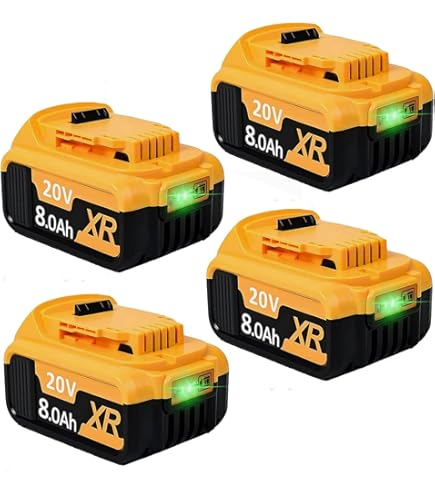 2X Topbatt 5.0Ah Batterie De Remplacement Pour Dewalt 18V Batterie Pour
