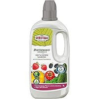 Substral Naturen Performance Organics Obst & Gemüse Nahrung, Bio Spezial Flüssigdünger mit N-Max Formel, 1 Liter