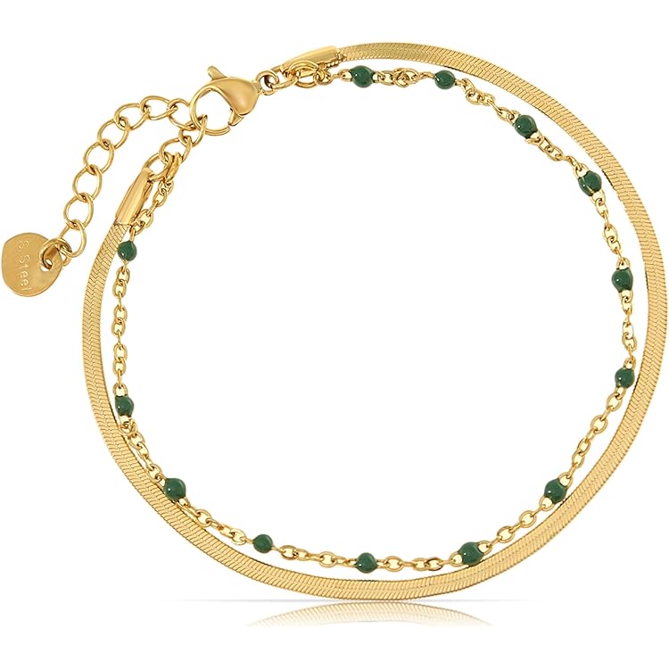Made by Nami Kleurrijke parelketting voor dames, 40 5 cm, chakra- en waterbestendige sieraden, hippie-stijl, Anpassbaar, Roestvrij staal, iet Made by Nami Kleurrijke parelketting voor dames, 40 5 cm, chakra- en waterbestendige sieraden, hippie-stijl, Anpassbaar, Roestvrij staal, iet