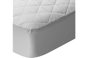 Pikolin Home - Protector de Colchón Acolchado y Transpirable Silktouch, Certificado Oeko-Tex, para Cama de 150, hasta 32 cm de Altura - Cubrecolchón 150 x 190/200 cm