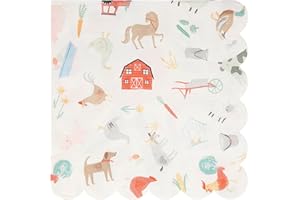 Meri Meri On The Farm Large Napkins (Pack of 20)